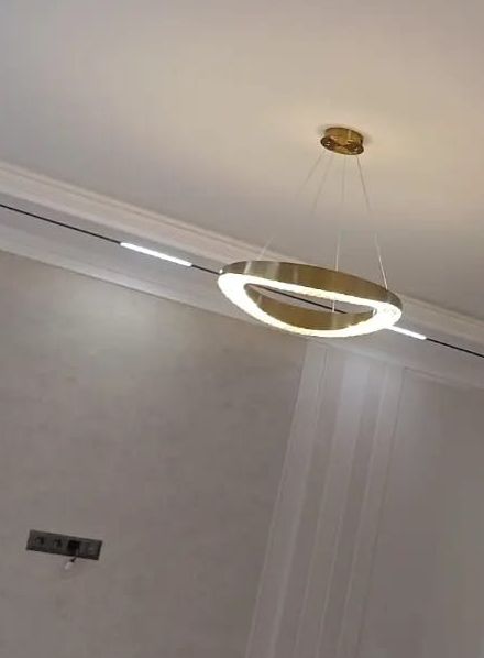 Установка люстр