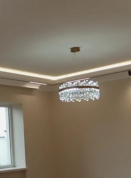 Установка люстр